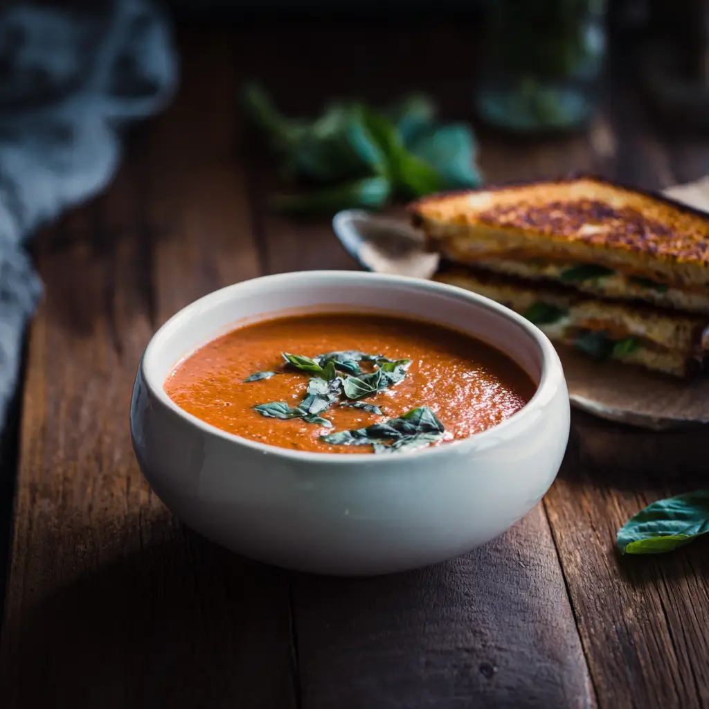 Make Ahead Magic: Creamy Roasted Tomato Basil Soup for Freezing