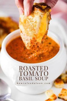 Unlock Smoky Flavor: Perfect Creamy Roasted Tomato Basil Soup